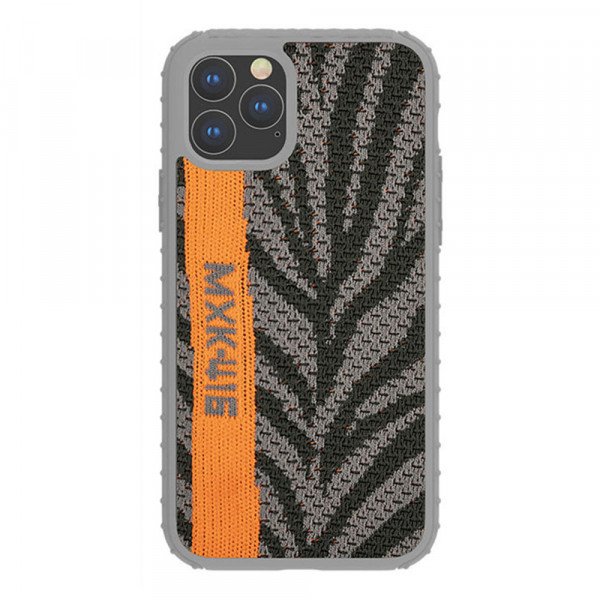 Wholesale iPhone 11 Pro Max (6.5in) EEZY Fashion Hybrid Case (Zebra Orange)